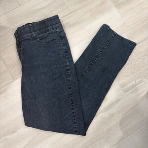 Fashion Bug High-Waisted  Dark Indigo Straight Leg Jeans Size 16W